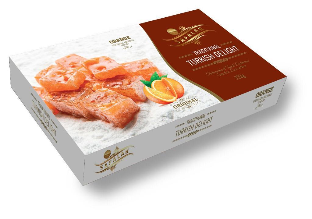 Orange Flavored Turkish Delight